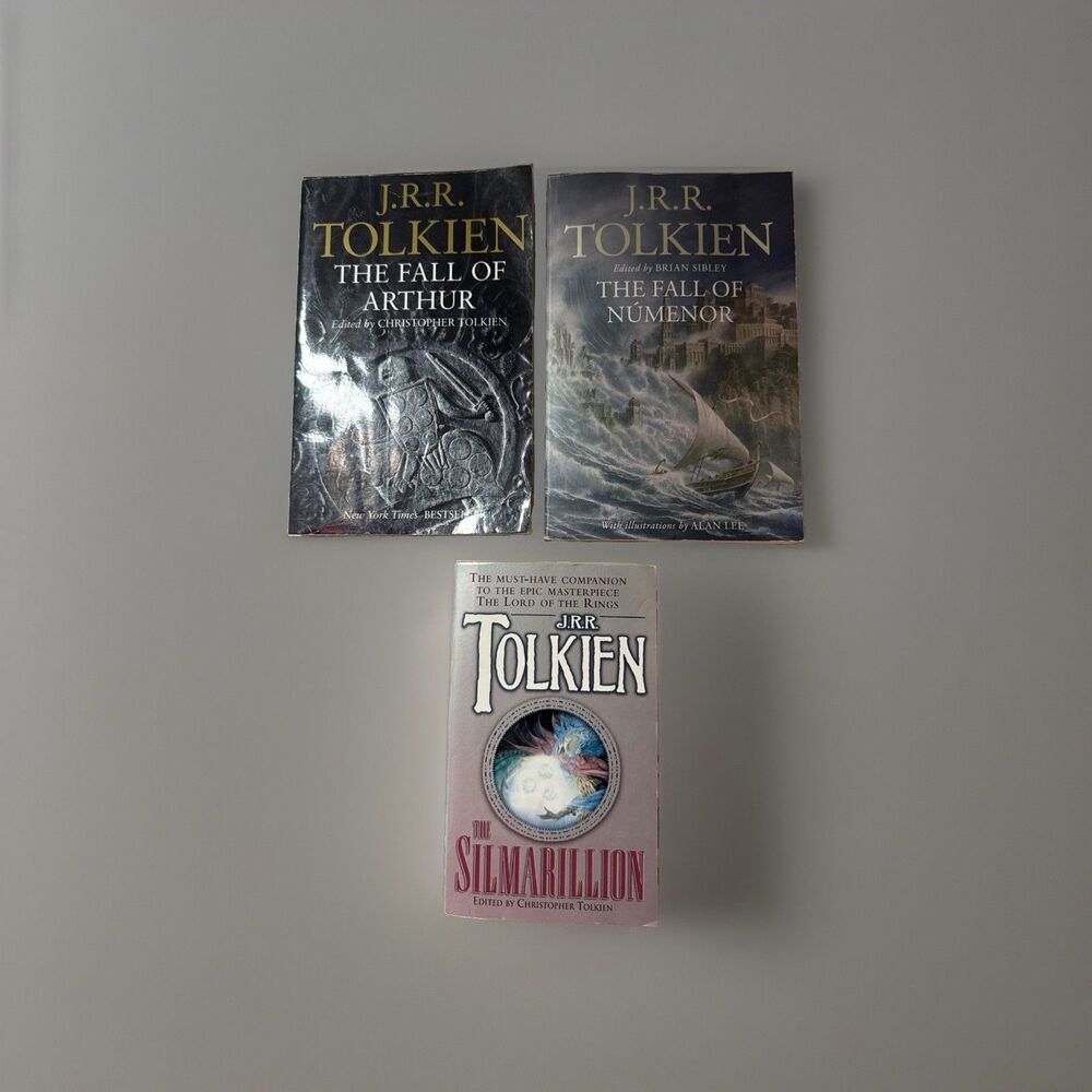 The Fall Of Arthur & The Silmarillion Fall Of NúmenoJ.R.R. Tolkien Fantasy Lot 3